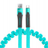 USB naar USB-C veerkabel 1,2 m AMiO UC-14