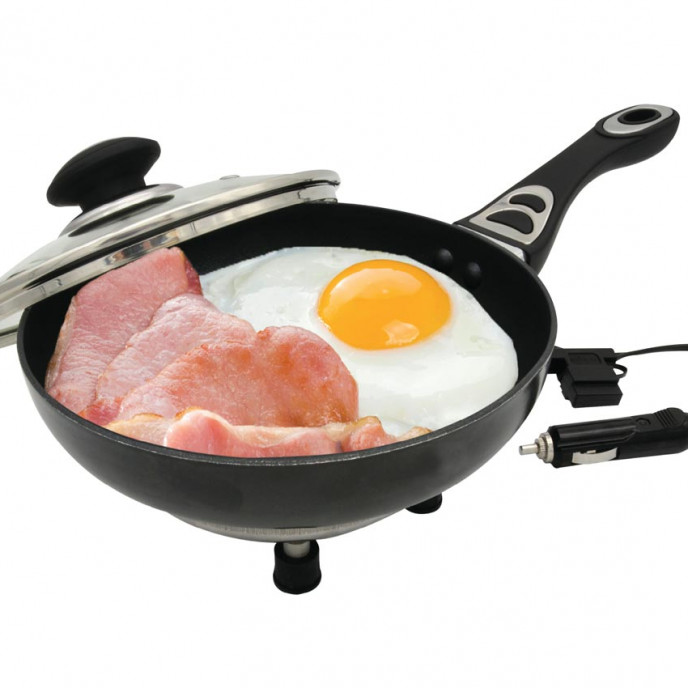 Elektrische koekenpan voor auto 20cm x 4cm 250W 24V