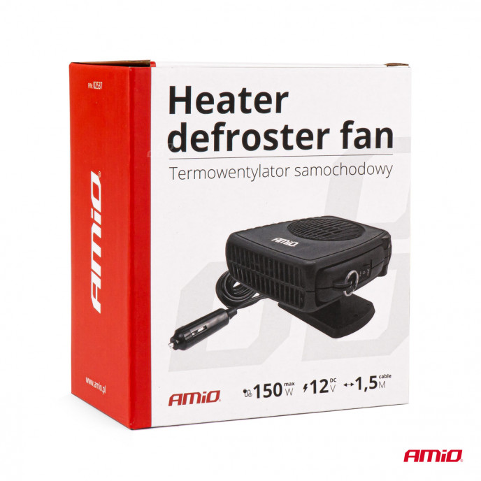 Verwarming, ontdooier, ventilator -12V 150W