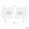 Werkende LED lichtbalk AWL27 120LED 450x74 360W COMBO 9-36V