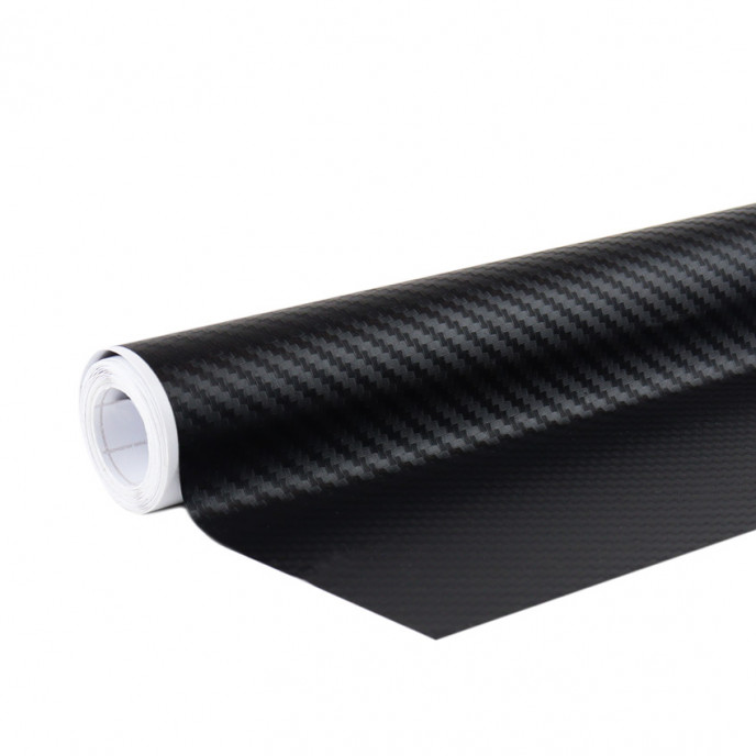 3D CARBON fiber BLACK folie 30cm x 150cm