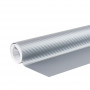 3D CARBON fiber ZILVER folie 30cm x 150cm AMIO-02600