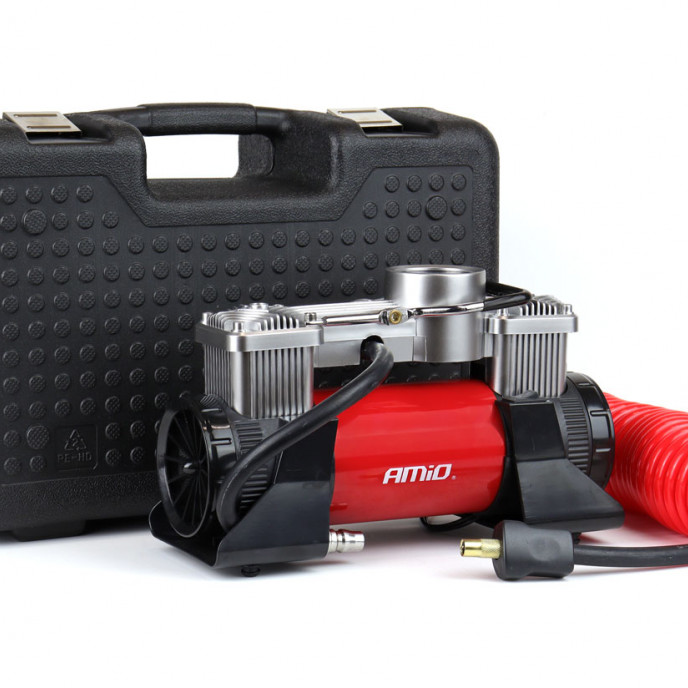 Auto Luchtcompressor 2cilinder 12V HQ ACOMP-18 AMiO-02640