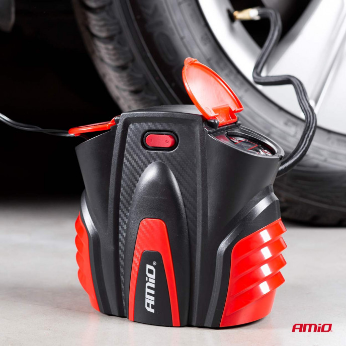 Auto Luchtcompressor met digitale manometer en LED-licht 12V ACOMP-16
