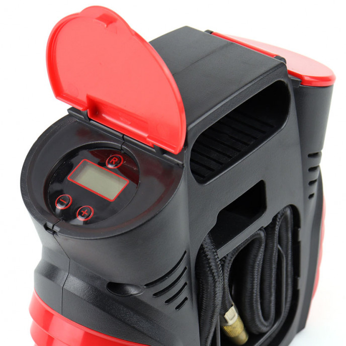 Auto Luchtcompressor met digitale manometer en LED-licht 12V ACOMP-16