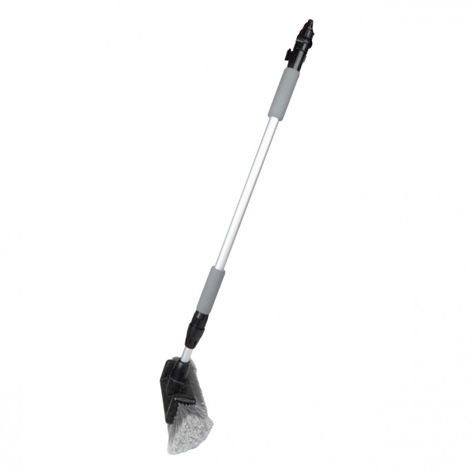 Telescopische Doorstroomwasborstel 97-160cm AMIO-02660