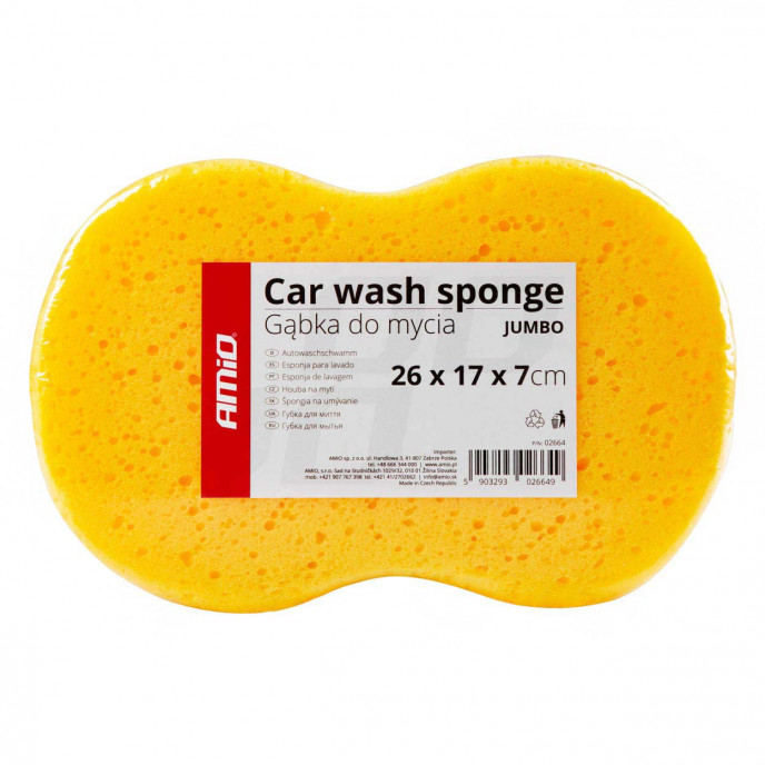 Spons voor autowasstraat AMiO JUMBO 26 x 17 x 7 cm