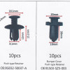 Universele set met 100stuks Automotive clips