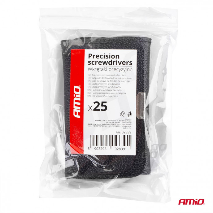 25-delige precisie schroevendraaierset