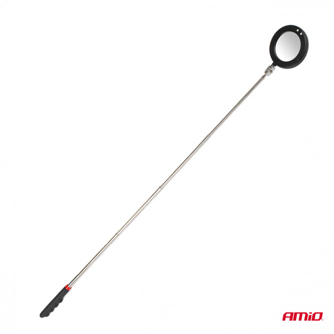 Telescopische inspectiespiegel met LED-lamp