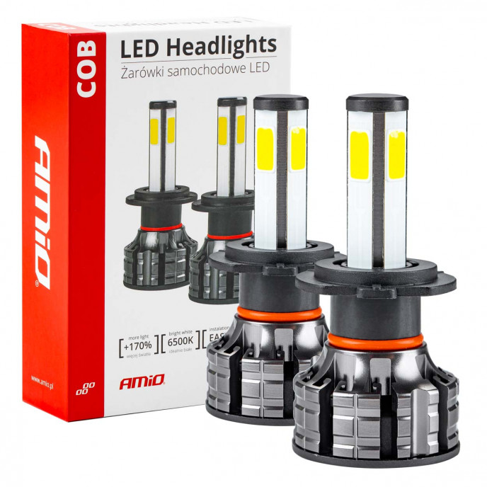LED-koplampen COB-serie H7 AMiO-02844