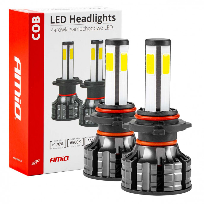LED-koplampen COB-serie HB3 AMiO-02846