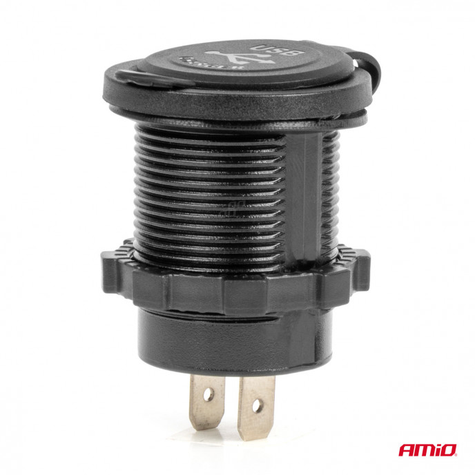 Waterdichte telefoonoplader 2xUSB 12/24V MOD-04