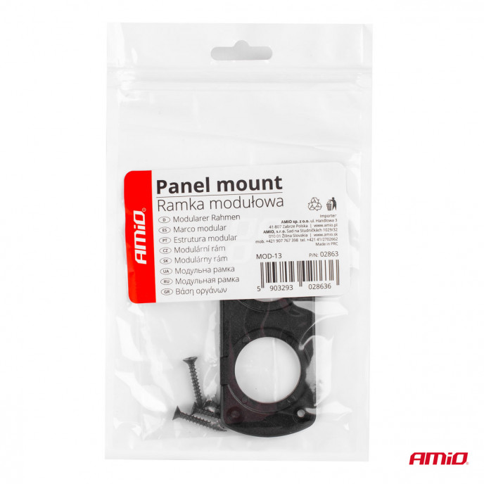 Paneelmontage met twee gaten MOD-13