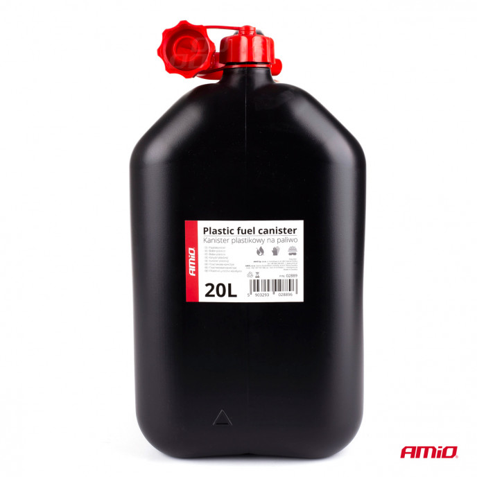 AMiO Kunststof jerrycan 20L, zwart