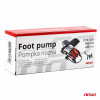 HQ Dubbele zuiger 2xØ45mm voetpomp met manometer en adapters PU07