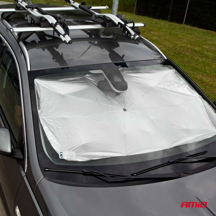 Opvouwbare Auto voorruit zonnescherm paraplu 140x79cm