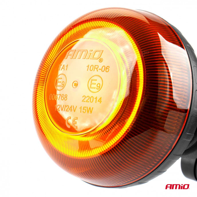 LED Waarschuwingslamp flex R65 R10 12V 24V W21pl AMIO-02921