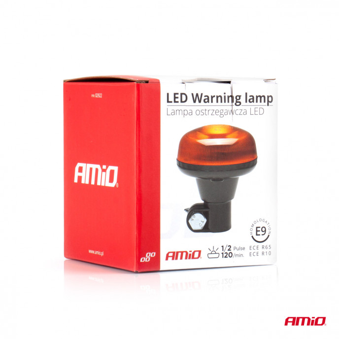 LED Waarschuwingslamp 18 LED R65 R10 12V 24V W21p AMIO-02922