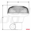 LED Waarschuwingslamp 18 LED R65 R10 12V 24V W21p AMIO-02922