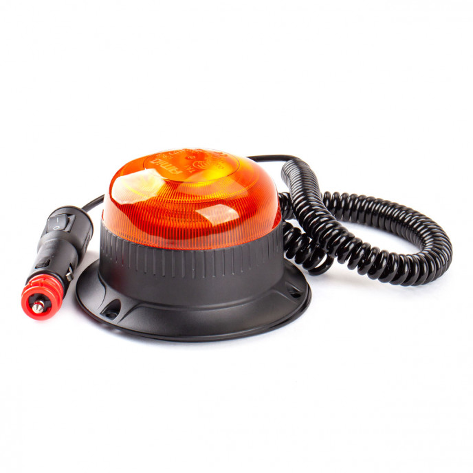 Waarschuwingslamp W21ml Magnetisch / 3 schrobben R65 R10 18LED 12/24V IP56