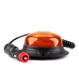 LED Waarschuwingslamp W21m Magnetisch / 3 schroeven R65 R10 18LED 12/24V IP56 AMIO-02925