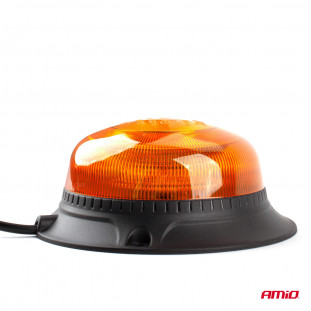 LED Waarschuwingslamp W21m Magnetisch / 3 schroeven R65 R10 18LED 12/24V IP56 AMIO-02925