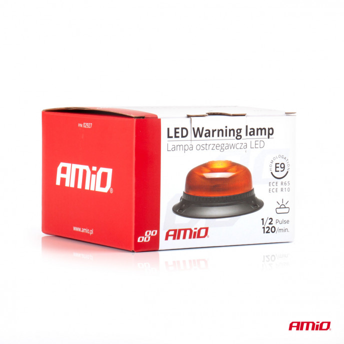 LED Waarschuwingslamp R65 R10 12V 24V W213BL AMIO-02927