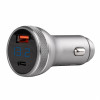 USB-oplader met voltometer 38W PCH PRO-06 USB+USB-C 12/24V
