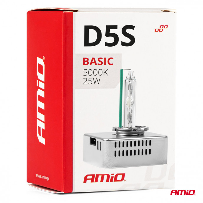 Xenon lamp type D5S 35W 5000K AMiO BASIC