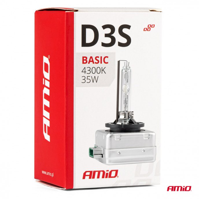 Xenon lamp type D3S 35W 4300K AMiO BASIC