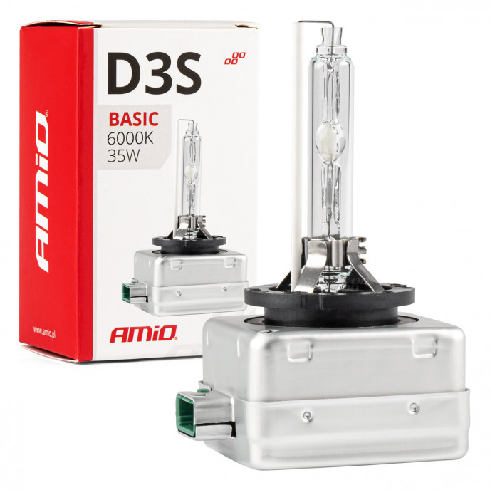 Xenon lamp type D3S 35W 6000K AMiO BASIC