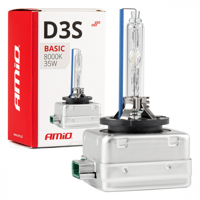 Xenon lamp type D3S 35W 8000K AMiO BASIC