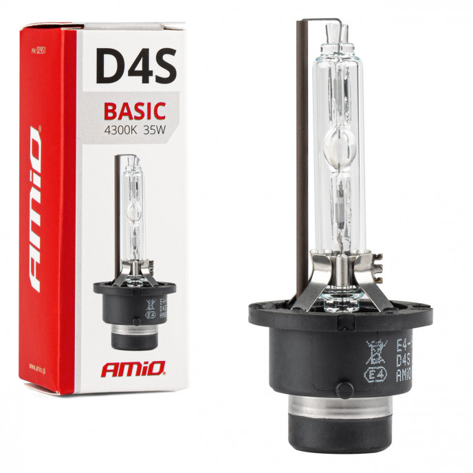 Xenon lamp type D4S 35W 4300K AMiO BASIC