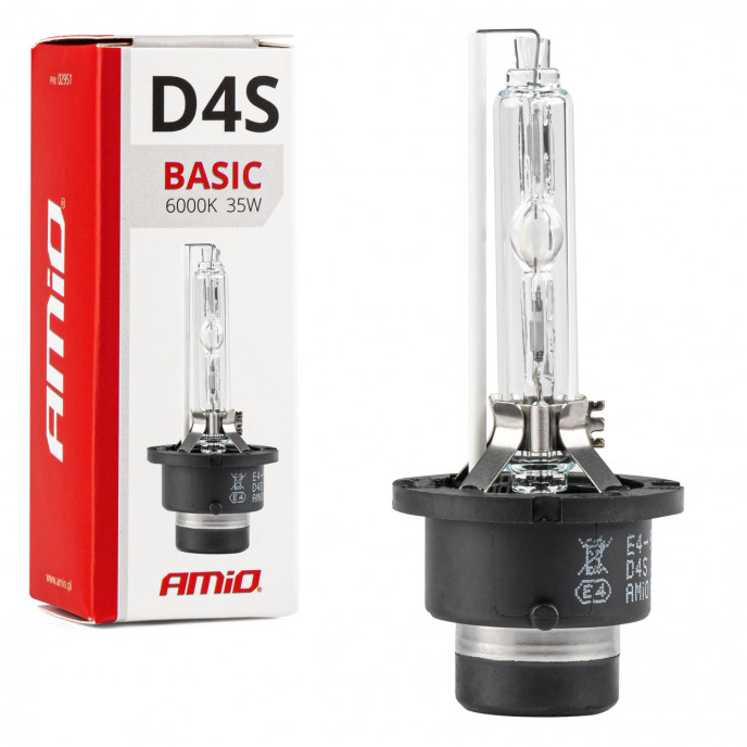 Xenon lamp type D4S 35W 6000K AMiO BASIC