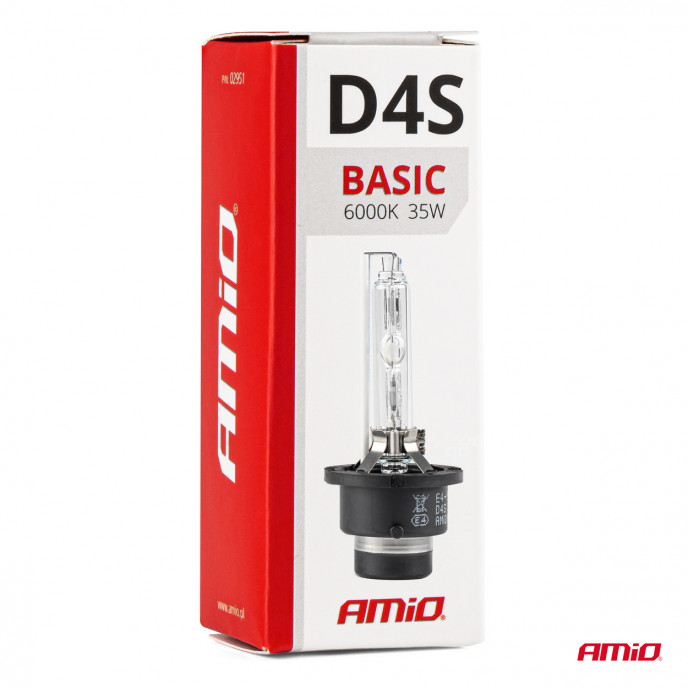 Xenon lamp type D4S 35W 6000K AMiO BASIC