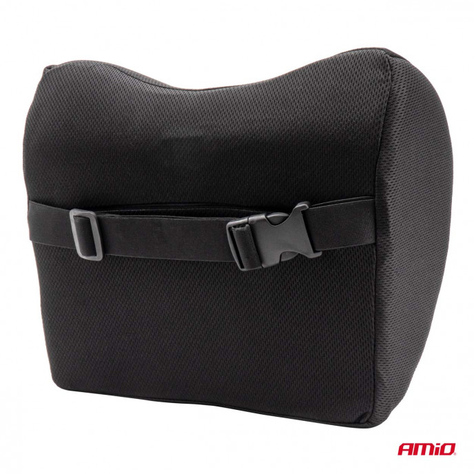 Autostoel hoofdsteun met MEMORY foam Zwart CSH-04 AMIO-02960