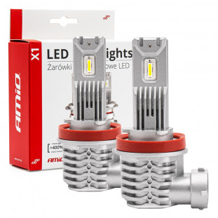 LED-koplampen X1-serie H8/H9/H11/H16 AMiO-02967
