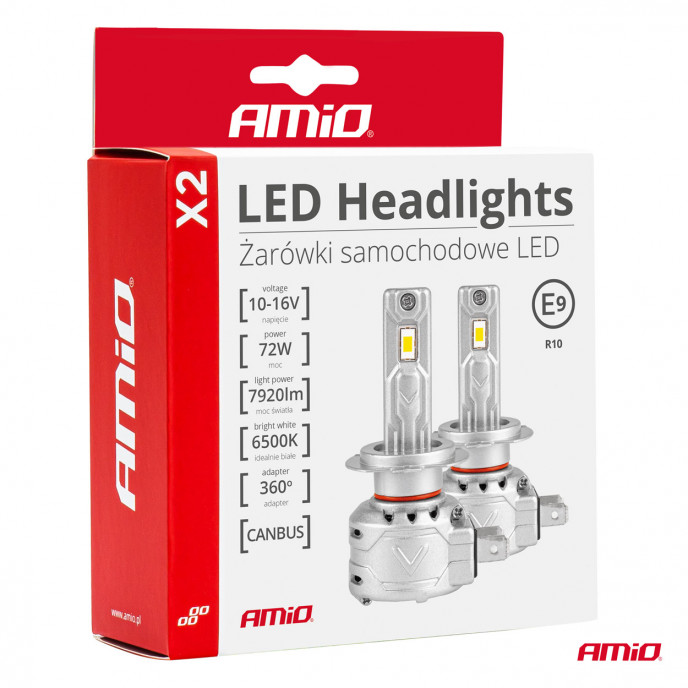 LED-koplampen X2-serie H3 AMiO-02971