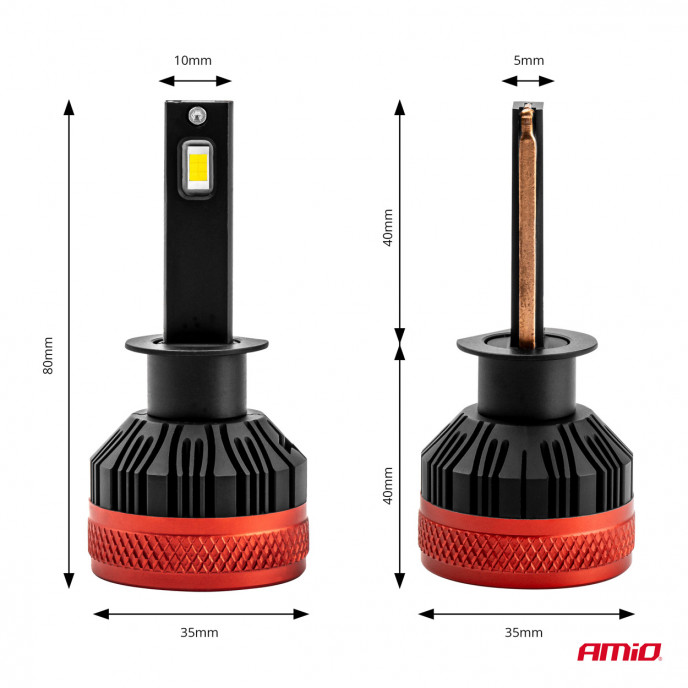 LED-koplampen X3-serie H1 AMiO-02977