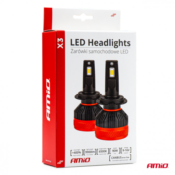 LED-koplampen X3-serie H1 AMiO-02977