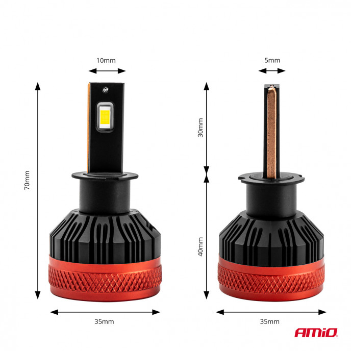 LED-koplampen X3-serie H3 AMiO-02978