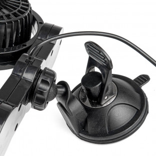 Autoventilator met zuigkracht 2x4