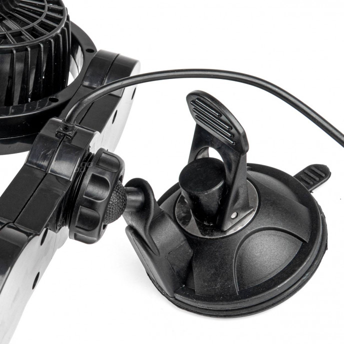 Autoventilator met zuigkracht 2x4