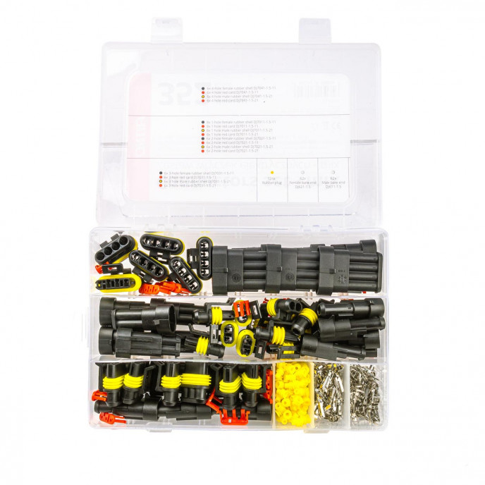 Connectoren set - mix 352 stuks