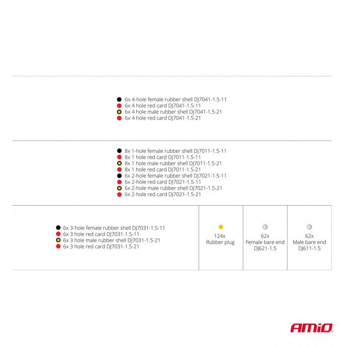 Connectoren set - mix 352 stuks