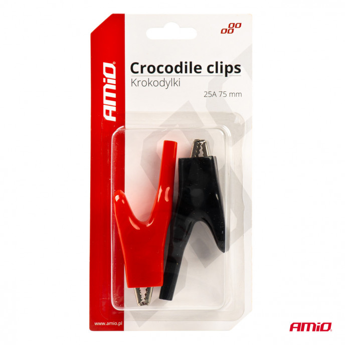Krokodillenklemmen 2 stuks 25A 75mm