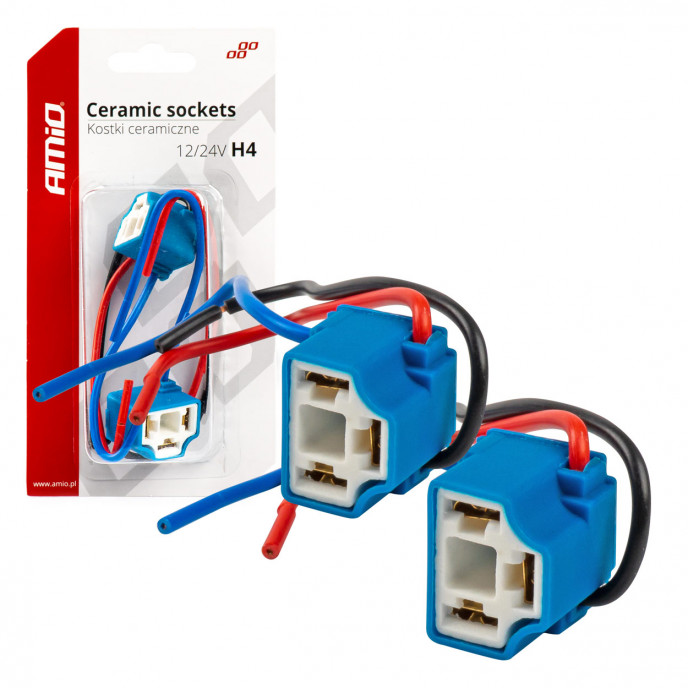 Keramische doppen haaks 2 stuks H4