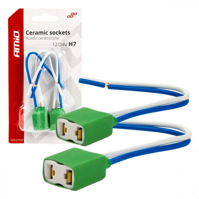 Keramische doppen 2 stuks H7