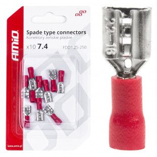 Kabelschoen eco 7,4 mm 0,5-1,5 mm2 10A 10 stuks